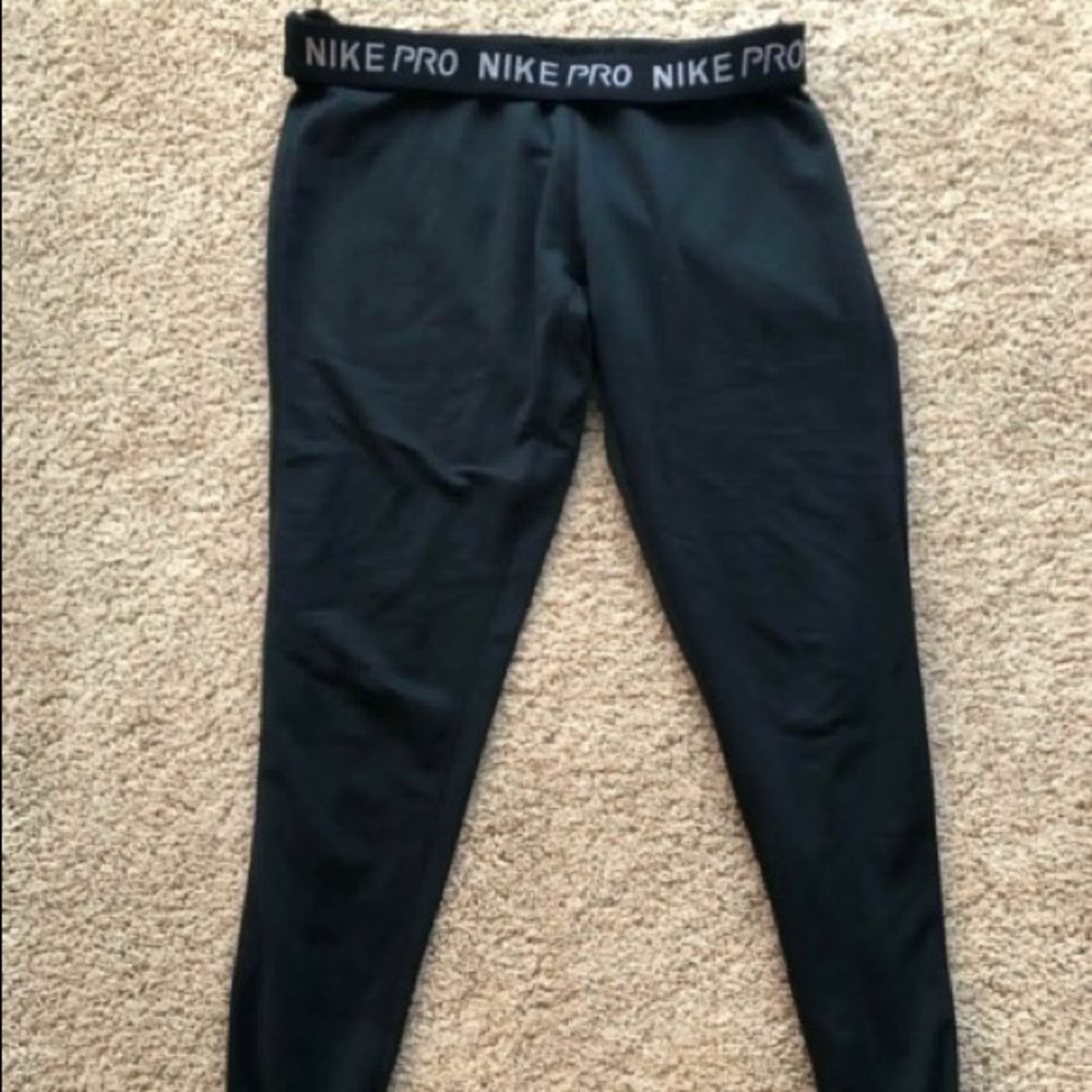 Nike pro fleece lined leggings
